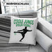 Fußballspieler Kissen mit Füllung 40x40 Geschenk Coole Jungs Spielen Fußball Geschenkidee Jungen (Grau) Grün Trendation