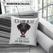 Labrador Besitzer Kissen mit Füllung 40x40 Geschenk Lustiger Spruch Geschenkidee Ich Kann Nicht Mein Labrador Hat Nein Gesagt (Grau) Blau Trendation