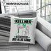 Kellner Kissen mit Füllung 40x40 Geschenk für Kellner Der Mann Der Alles Kann Geschenkidee zum Geburtstag (Grau) Grün Trendation