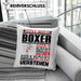 Boxer Geschenk Kaffee-Kissen mit Füllung 40x40 Geschenkidee für Boxer Ich Bin Boxer Ich Kann Es Dir Erklären Jedoch Nicht Für Dich Verstehen Spruch Lustig (Grau) Blau Trendation