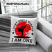 Karate-Kissen mit Füllung 40x40 Geschenk Kampfsport-Fans Jiu Jitsu Geschenkidee I Dont Need A Weapon I Am One (Grau) Rosa Trendation