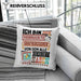 Grafikdesigner Kissen mit Füllung 40x40 Geschenk Spruch Lustig Geschenkidee für Grafikdesigner Geburtstag Ich Bin Der Verrückte Grafikdesigner (Grau) Grau Trendation