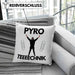 Pyrotechnik Kissen mit Füllung 40x40 Geschenk Pyrotechnik Ist Doch Kein Verbrechen Meme (Grau) Blau Trendation