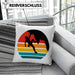 Bouldern Kissen mit Füllung 40x40 Klettern Grafik Geschenk für Kletterfans Boulderer (Grau) Grün Trendation