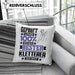 Kletterer Geschenk Lustiger Spruch für Kletterer Geschenkidee Bester Kletterer Der WeltKissen mit Füllung 40x40 (Grau) Blau Trendation