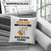 Biologe Geschenk Kissen mit Füllung 40x40 Lustiger Spruch Ich Bin Biologe Warum Weil Ich Es Kann Geschenkidee Bester Biologe Geburtstag (Grau) Blau Trendation