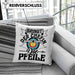 Bogenschützin Kissen mit Füllung 40x40 Geschenk Frauen Bogenschießen Geschenkidee Pfeil und Bogen (Grau) Grau Trendation
