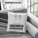 Karatesportler Geschenk Kissen mit Füllung 40x40 Ich Bin Karatesportler Aber Sag Doch Einfach Superheld Lustige Geschenkdiee für Karatesportler (Grau) Blau Trendation