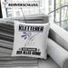 Kletterer Kissen mit Füllung 40x40 Geschenk für Kletterer Der Mann Der Alles Kann Geschenkidee zum Geburtstag (Grau) Blau Trendation
