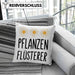 Pflanzenflüsterer Gärtner Kissen mit Füllung 40x40 mit Spruch Garten Hobbygärtner Geschenk Lustig Gärtnerin Geschenkidee (Grau) Grün Trendation