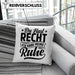 Ehemann Kissen mit Füllung 40x40 Geschenk Ehefrau Geschenkidee Du Hast Recht Ich Hab Meine Ruhe Geschenkidee Arbeitskollege (Grau) Grau Trendation