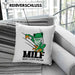 Lustige Frosch Kissen mit Füllung 40x40 Geschenk für Froschliebhaber Lustig MILF Man I Love Frogs (Grau) Blau Trendation