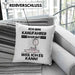 Kanufahrer Geschenk Kissen mit Füllung 40x40 Lustiger Spruch Ich Bin Kanufahrer Warum Weil Ich Es Kann Geschenkidee Bester Kanufahrer Geburtstag (Grau) Blau Trendation