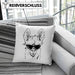 Llama Alpaka Kissen mit Füllung 40x40 Geschenk Lama Geschenkidee für Lama-Fans (Grau) Rosa Trendation