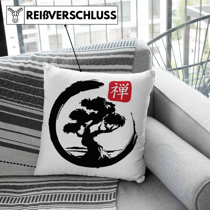 bonsai lustig Lustige Bonsai Kissen mit Füllung 40x40 Geschenk für Bonsai-Liebhaber  Silhoette — TrendationStore