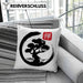 Lustige Bonsai Kissen mit Füllung 40x40 Geschenk für Bonsai-Liebhaber Silhoette (Grau) Grau Trendation