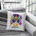 Cocker Spaniel Besitzer Farbe Love Kissen mit Füllung 40x40 Geschenk Lustiger Spruch Geschenkidee Cocker Spaniel Besitzerin (Grau) Grau Trendation