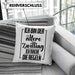 Lustige Kissen mit Füllung 40x40 für ältere Zwillinge Lustiges Geschenk mit Spruch (Grau) Blau Trendation
