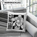 MMA-Kissen mit Füllung 40x40 Geschenk für MMA-Kämpfer Geschenkidee Free Hugs (Grau) Grau Trendation