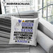 RhythmischeGymnastin Geschenk Kissen mit Füllung 40x40 Lustiger Spruch Erheben Sie Sich Der RhythmischeGymnastin Betritt den Raum (Grau) Blau Trendation