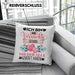 Freundin Kissen mit Füllung 40x40 Geschenk Lustiger Spruch Geschenkidee Ich Bin Die Verrückte Freundin Von Der Alle Geredet Haben (Grau) Grün Trendation