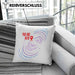 Lustige Galaxie-Kissen mit Füllung 40x40 Spruch "You Are Here" Geschenk für Weltraumliebhaber (Grau) Blau Trendation
