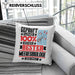 Meeresbiologe Geschenk Lustiger Spruch für Meeresbiologe Geschenkidee Bester Meeresbiologe Der WeltKissen mit Füllung 40x40 (Grau) Grau Trendation