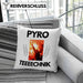 Pyrotechnik Kissen mit Füllung 40x40 Geschenk Pyrotechnik Ist Doch Kein Verbrechen Meme Joke (Grau) Grün Trendation