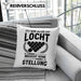 Billard Pool Kissen mit Füllung 40x40 Geschenk Wer Alles Locht Braucht Keine Stellung Männer Spruch (Grau) Grün Trendation
