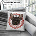 Boxer Hunde Kissen mit Füllung 40x40 Geschenk Hundebesitzerin Boxer Frauchen Herrchen Geschenkidee Kaffee-Kissen mit Füllung 40x40 Limited Edition (Grau) Blau Trendation