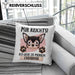Chihuahua Besitzer Kissen mit Füllung 40x40 Geschenk Lustiger Spruch Geschenkidee Mir Reichts Ich Geh Zu Meinem Chihuahua (Grau) Grau Trendation