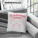Flamingo Pink Lustige Kissen mit Füllung 40x40 Flamingo-Fans Geschenkidee Flamingo-Gang Aufdruck (Grau) Grün Trendation