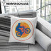 Moutainbike Geschenk Kissen mit Füllung 40x40 Mountainbiker Geschenkidee Kinder Männer Accessories Grafik MTB ler (Grau) Grau Trendation