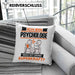 Psychologe Kissen mit Füllung 40x40 Geschenk für Psychologe Geburtstag Lustiger Spruch Was Ist Deine Superkraft (Grau) Blau Trendation