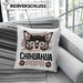 Chihuahua Papa Besitzer Kissen mit Füllung 40x40 Geschenk Lustiger Spruch Geschenkidee Chihuahua Liebhaber (Grau) Grün Trendation