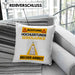 Serienjunkie Kissen mit Füllung 40x40 Geschenk Lustiger Spruch Geschenkidee für Serienjunkie Achtung Hochleistungs Serienjunkie Bei Der Arbeit (Grau) Blau Trendation