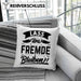Humor Kissen mit Füllung 40x40 Geschenk mit Spruch Sarkasmus Lass Uns Fremde Bleiben Geschenkidee (Grau) Grau Trendation
