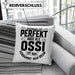Ossi Kissen mit Füllung 40x40 Geschenk Ostdeutschland Niemand Ist Perfekt Aber Als Ossi Ist Man Nah Dran (Grau) Grau Trendation