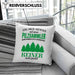 Pilzsammler Geschenk Kissen mit Füllung 40x40 Pilze Sammeln Geschenkidee Pilzsucher Pilzliebhaber Lustig (Grau) Grün Trendation