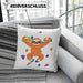 Bouldern Lustige Kissen mit Füllung 40x40 Kletterfans Kletterhalle Geschenkidee (Grau) Blau Trendation