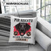 Labrador Besitzer Kissen mit Füllung 40x40 Geschenk Lustiger Spruch Geschenkidee Mir Reichts Ich Geh Zu Meinem Labrador (Grau) Rosa Trendation