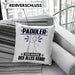 Paddler Kissen mit Füllung 40x40 Geschenk für Paddler Der Mann Der Alles Kann Geschenkidee zum Geburtstag (Grau) Grau Trendation