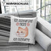 Katzen Mama Kissen mit Füllung 40x40 Geschenk Ich Schnarche Nicht Ich Schnurre Lustige Geschenkidee Katzen Fans Besitzer (Grau) Grün Trendation