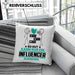Influencer Geschenk Kissen mit Füllung 40x40 So Gut Kann Nur Ein Influencer Aussehen Geschenkidee (Grau) Grün Trendation