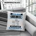 Urenkel Kissen mit Füllung 40x40 Geschenk für Urenkel Geburtstag Lustiger Spruch Was Ist Deine Superkraft (Grau) Blau Trendation