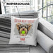 Yorkie Besitzer Kissen mit Füllung 40x40 Geschenk Lustiger Spruch Geschenkidee Besitzerin Ich Bin Nicht toll Aber Mein Yorkie Ist Es (Grau) Grün Trendation