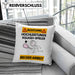 Squash-Spieler Kissen mit Füllung 40x40 Geschenk Lustiger Spruch Geschenkidee für Squash-Spieler Achtung Hochleistungs Squash-Spieler Bei Der Arbeit (Grau) Grün Trendation