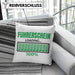 Führerschein Bestanden Geschenk Kissen mit Füllung 40x40 Bestandener Führerschein Führerschein Loading 100% Fahrschule (Grau) Grün Trendation