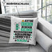 Aquarium-Hobbyist Geschenk Kissen mit Füllung 40x40 Lustiger Spruch Erheben Sie Sich Der Aquarium-Hobbyist Betritt den Raum (Grau) Blau Trendation