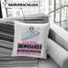 Snowboarder Geschenk Kissen mit Füllung 40x40 Ich Bin Snowboarder Aber Sag Doch Einfach Superheld Lustige Geschenkdiee für Snowboarder (Grau) Blau Trendation